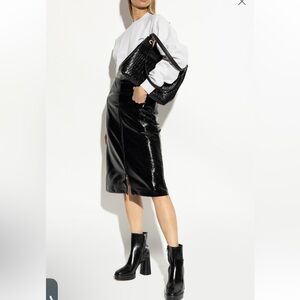 MICHAEL MICHAEL KORS PLATFORM ANKLE BOOTS CARLISLE Leather Sz US 10